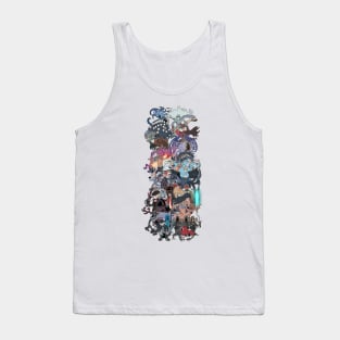 BLOODBORNE ALL BOSSES RUBBERHOSE Tank Top